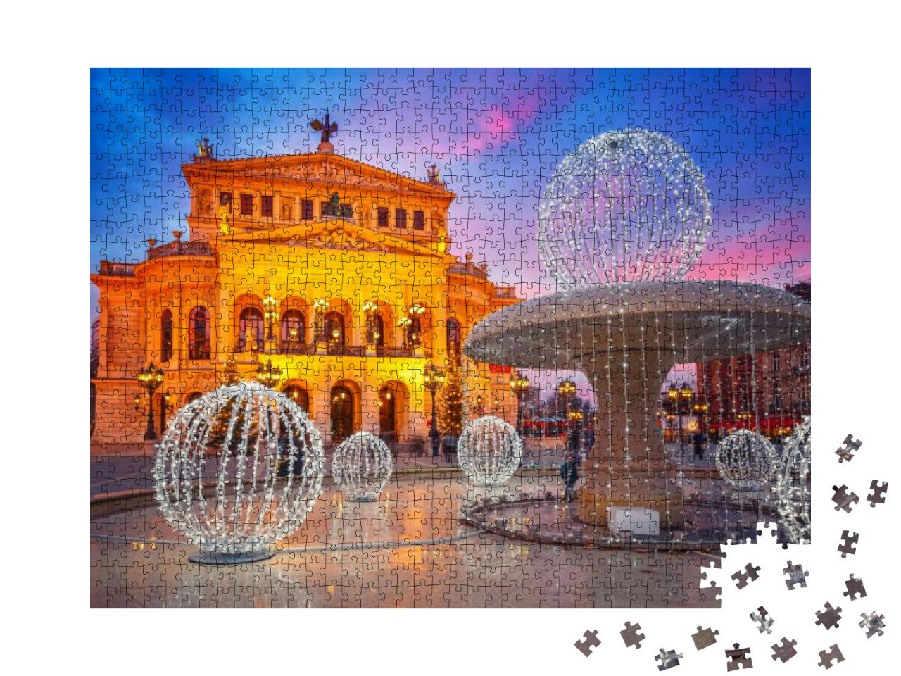 Alte Oper in Frankfurt, Germany... Jigsaw Puzzle with 1000 pieces
