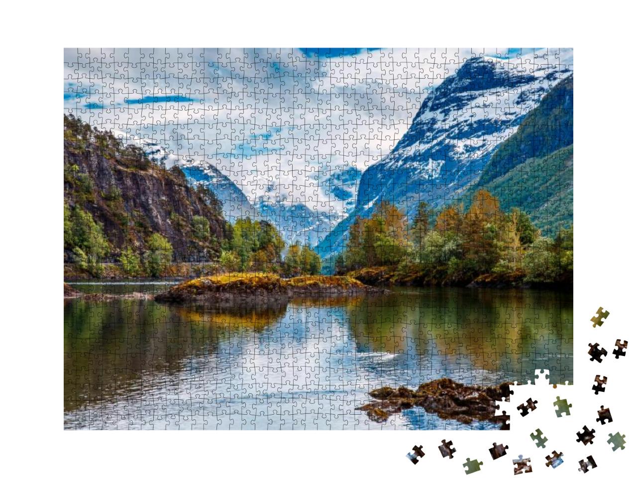 Beautiful Nature Norway Natural Landscape... Jigsaw Puzzle with 1000 pieces