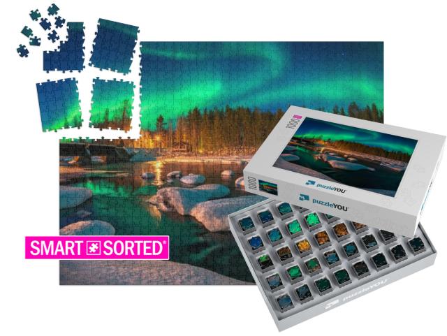 Aurora Borealis Northern Lights... | SMART SORTED® | Jigsaw Puzzle with 1000 pieces