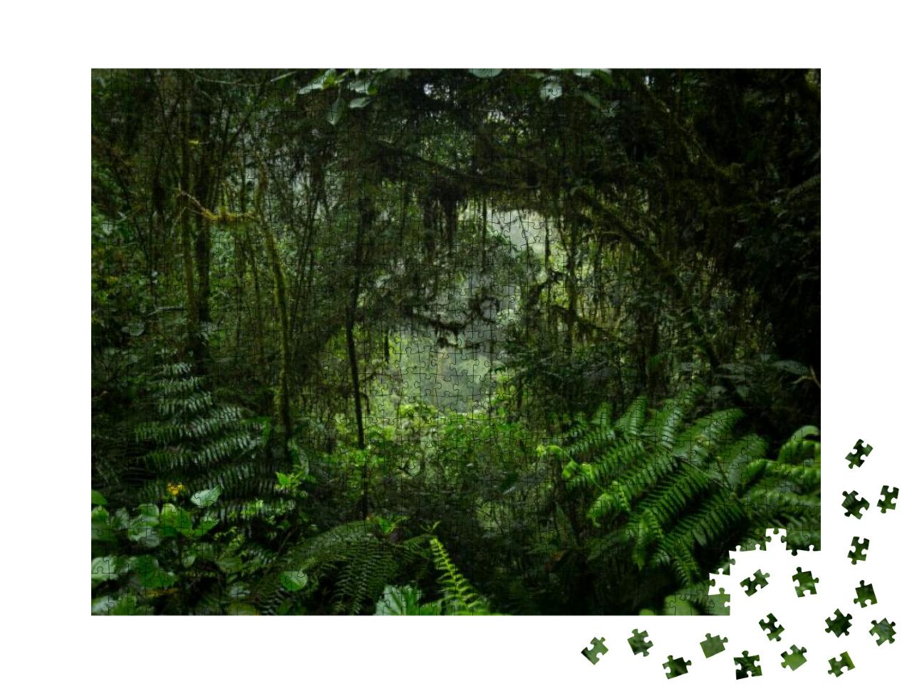 Jungle Tunnel... Jigsaw Puzzle with 1000 pieces