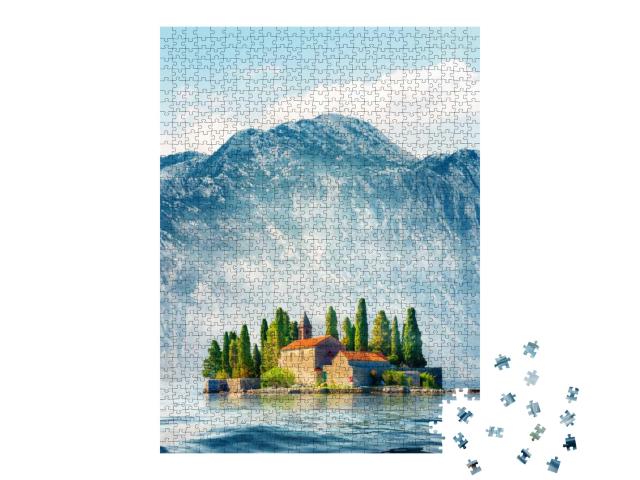 Beautiful Mediterranean Landscape. St. George Island Near... Jigsaw Puzzle with 1000 pieces