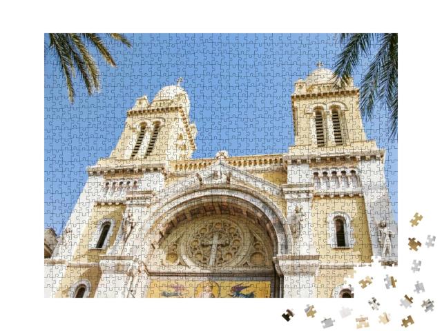 The Catholic Cathedral of St Vincent De Paul At the Place... Jigsaw Puzzle with 1000 pieces