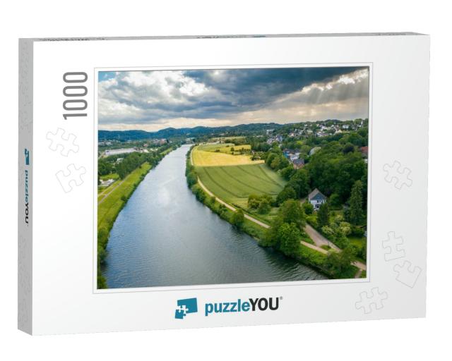 The Ruhr from the Perspective of a Bird... Jigsaw Puzzle with 1000 pieces