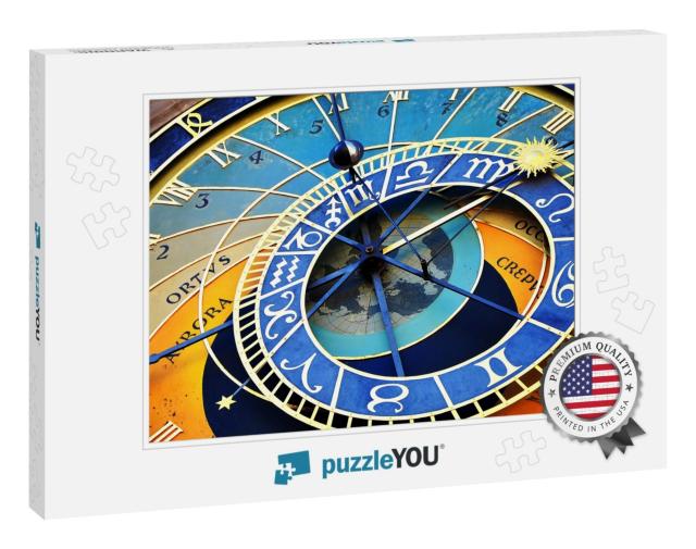 Prague Astronomical Clock in the Old Town of Prague... Jigsaw Puzzle