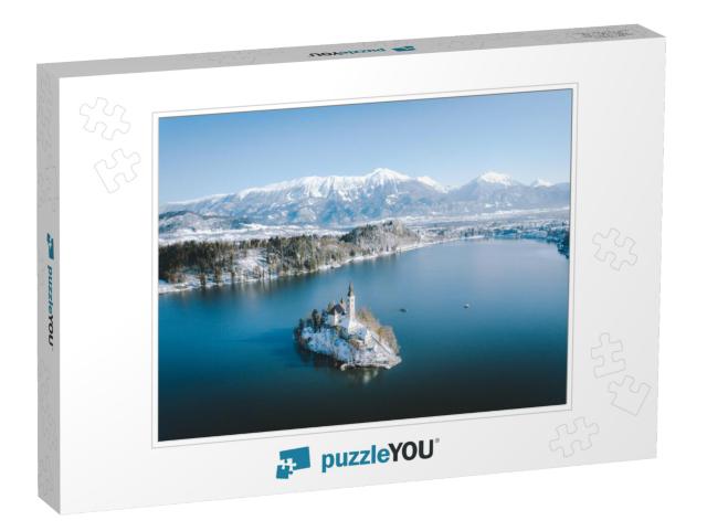 Panoramic View of Scenic Lake Bled with Famous Bled Islan... Jigsaw Puzzle