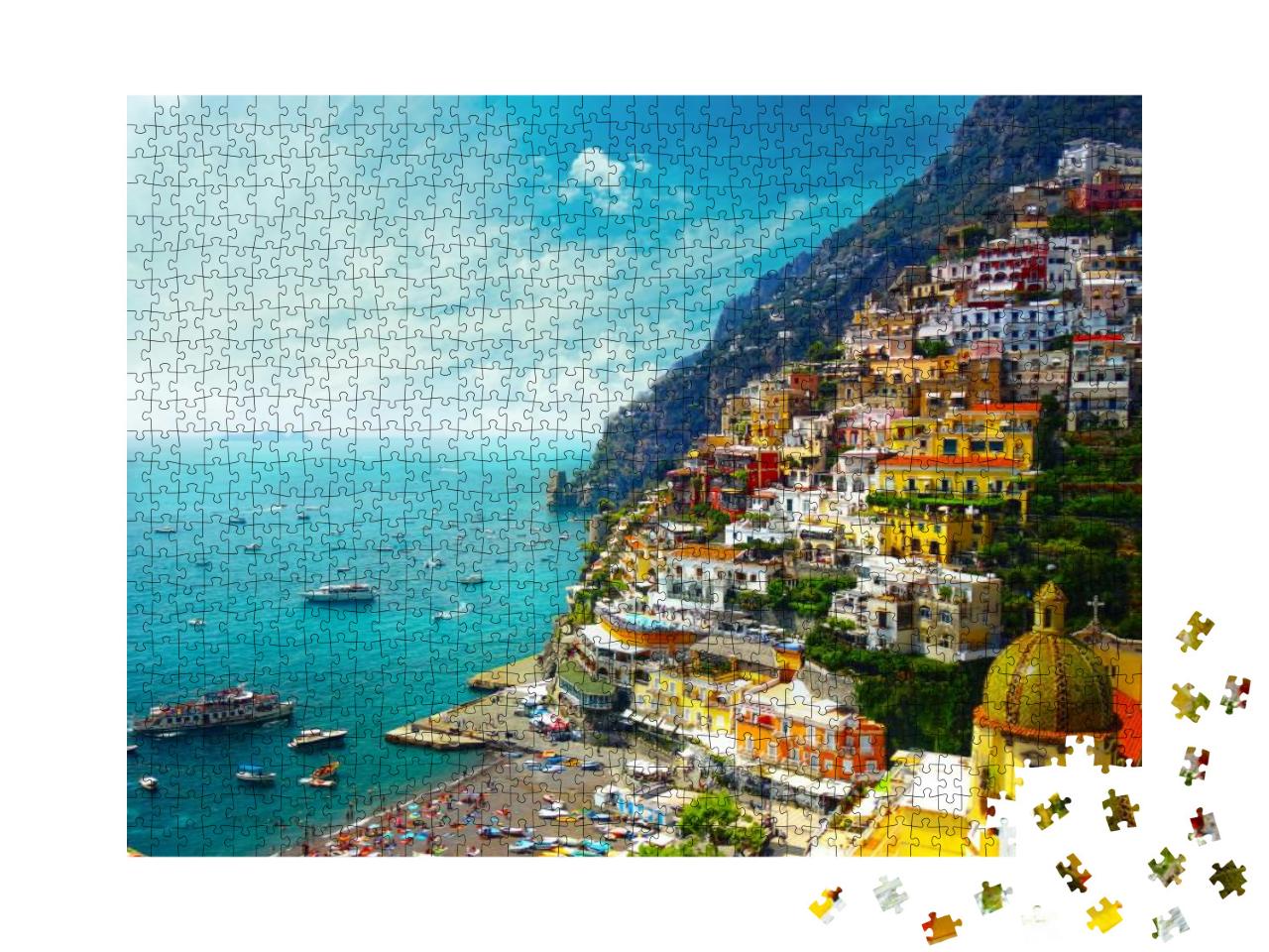 Positano Amalfi, Italy... Jigsaw Puzzle with 1000 pieces
