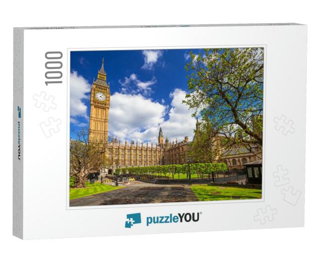 Big Ben & the Palace of Westminster, Landmark of London... Jigsaw Puzzle with 1000 pieces
