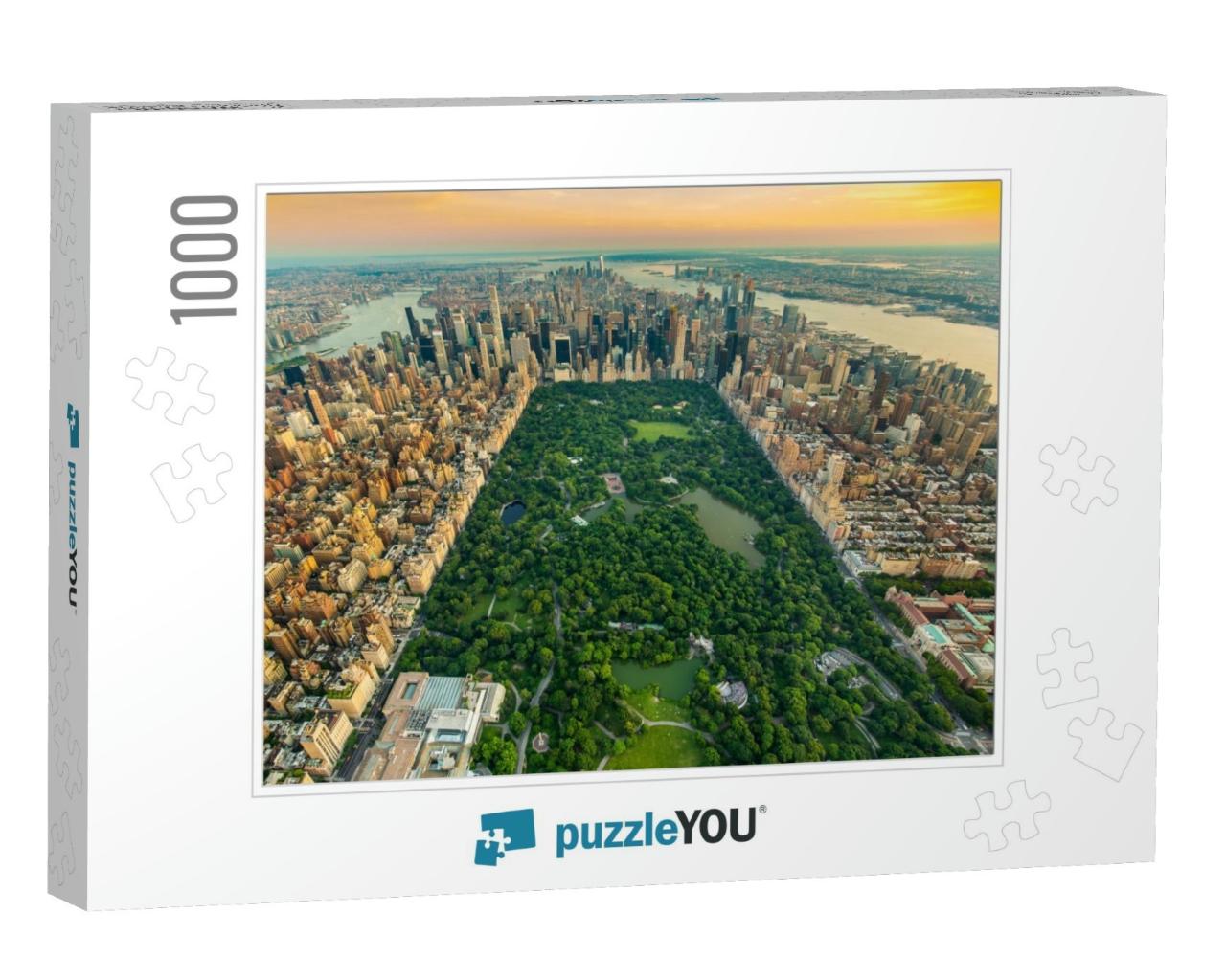 New York Central Park Aerial View in Summer... Jigsaw Puzzle with 1000 pieces