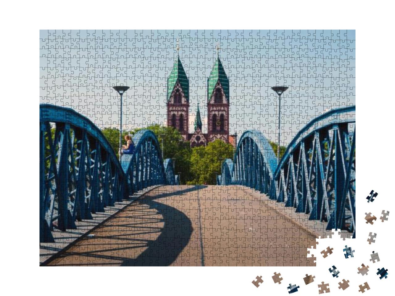 Herz Jesu Kirche, Freiburg, Germany... Jigsaw Puzzle with 1000 pieces