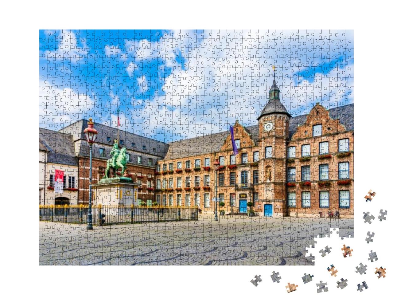 Dusseldorf, West Rhine Westphalia, Germany the Old Town... Jigsaw Puzzle with 1000 pieces