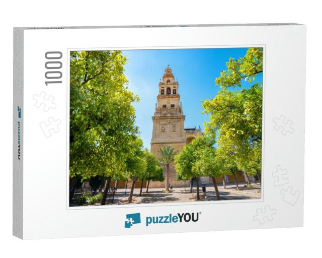 Famous Bell Tower La Mezquita Mosque Cathedral & Courtyar... Jigsaw Puzzle with 1000 pieces