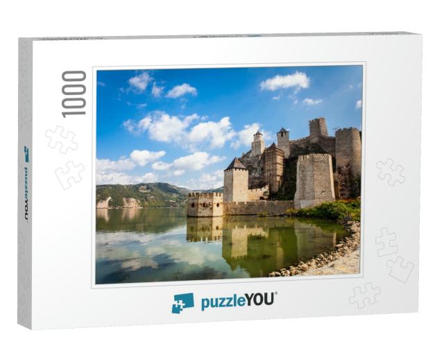 Medieval Fortress in Golubac, Serbia... Jigsaw Puzzle with 1000 pieces