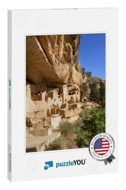 Anasazi Cliff Dwellings At Mesa Verde National Park, Co... Jigsaw Puzzle