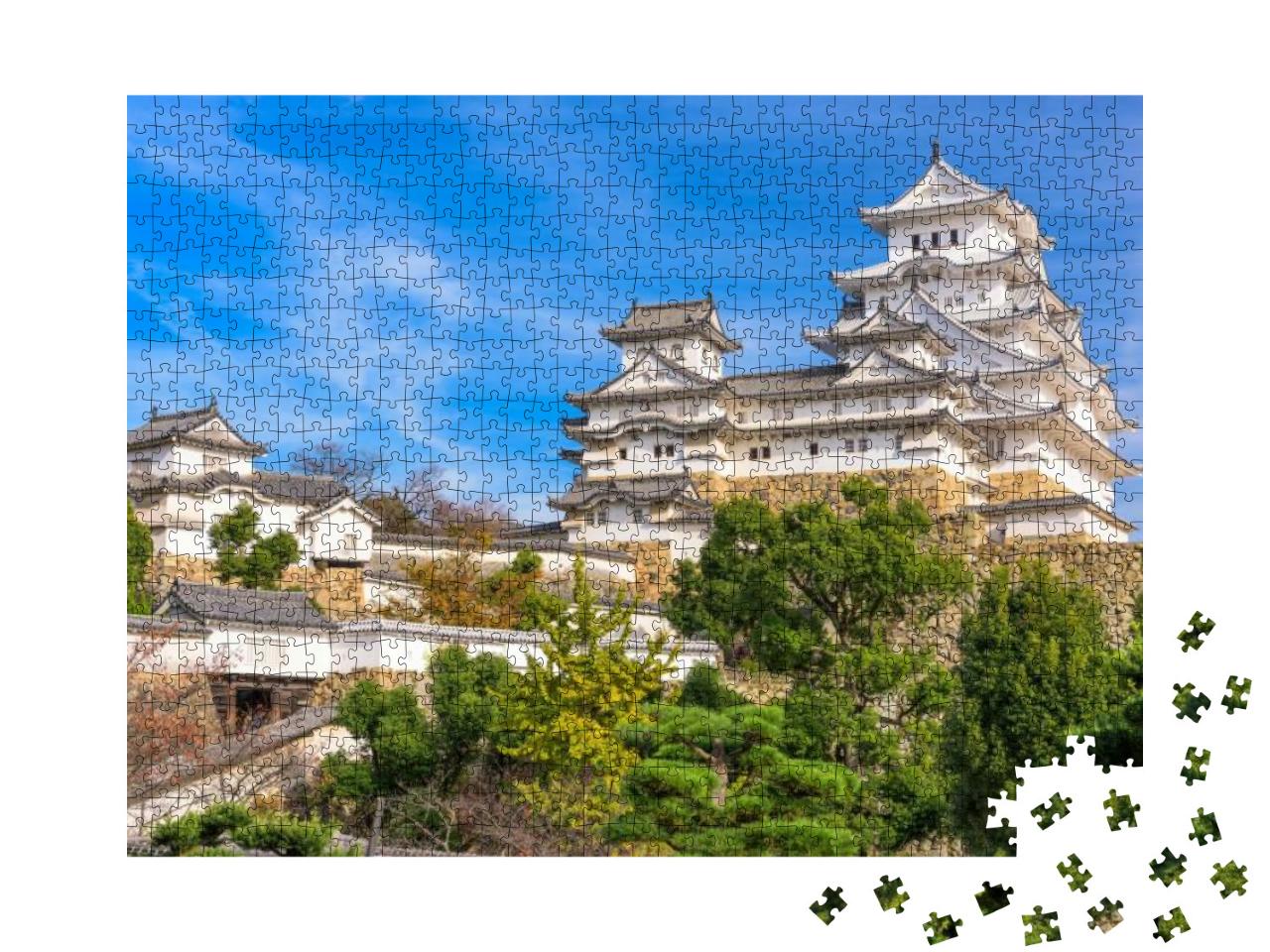Himeji Castle, Japan... Jigsaw Puzzle with 1000 pieces