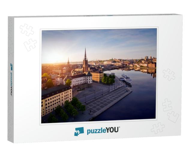 Aerial View of Stockholm City... Jigsaw Puzzle
