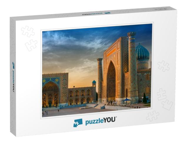 Registan, an Old Public Square in the Heart of the Ancien... Jigsaw Puzzle