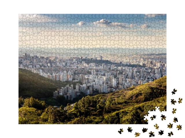 Landscape of Belo Horizonte During a Sunny Afternoon from... Jigsaw Puzzle with 1000 pieces