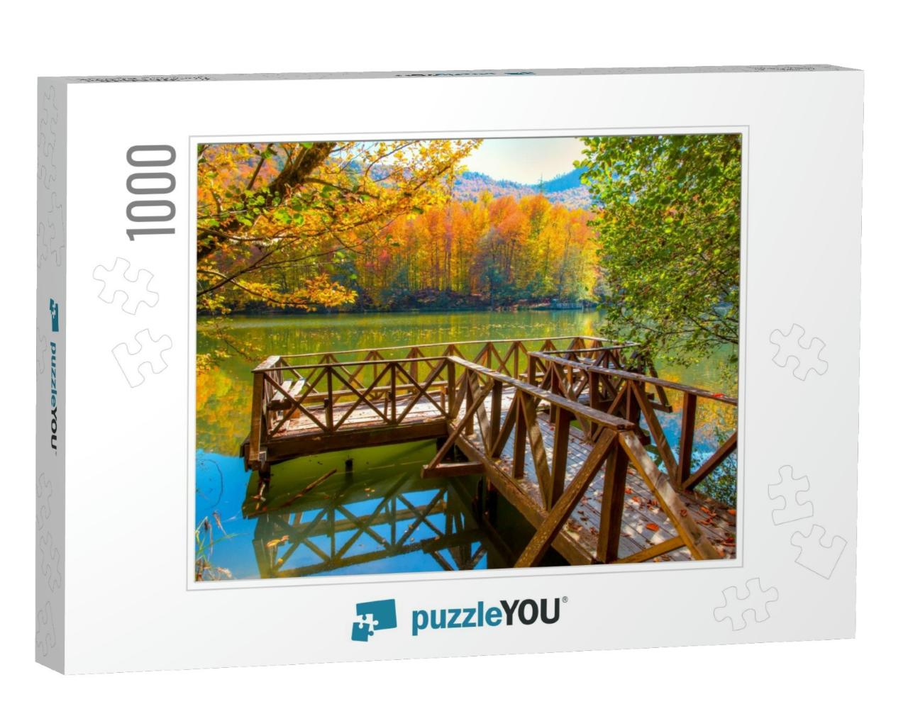 Autumn Landscape in Seven Lakes Yedigoller Park Bolu, Tur... Jigsaw Puzzle with 1000 pieces