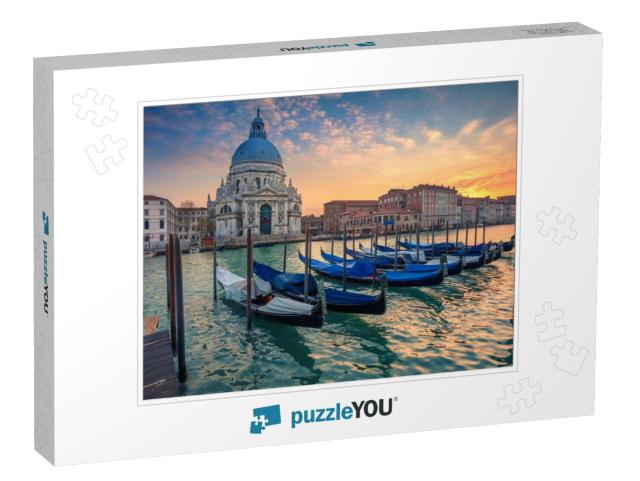 Venice. Cityscape Image of Grand Canal in Venice, with Sa... Jigsaw Puzzle