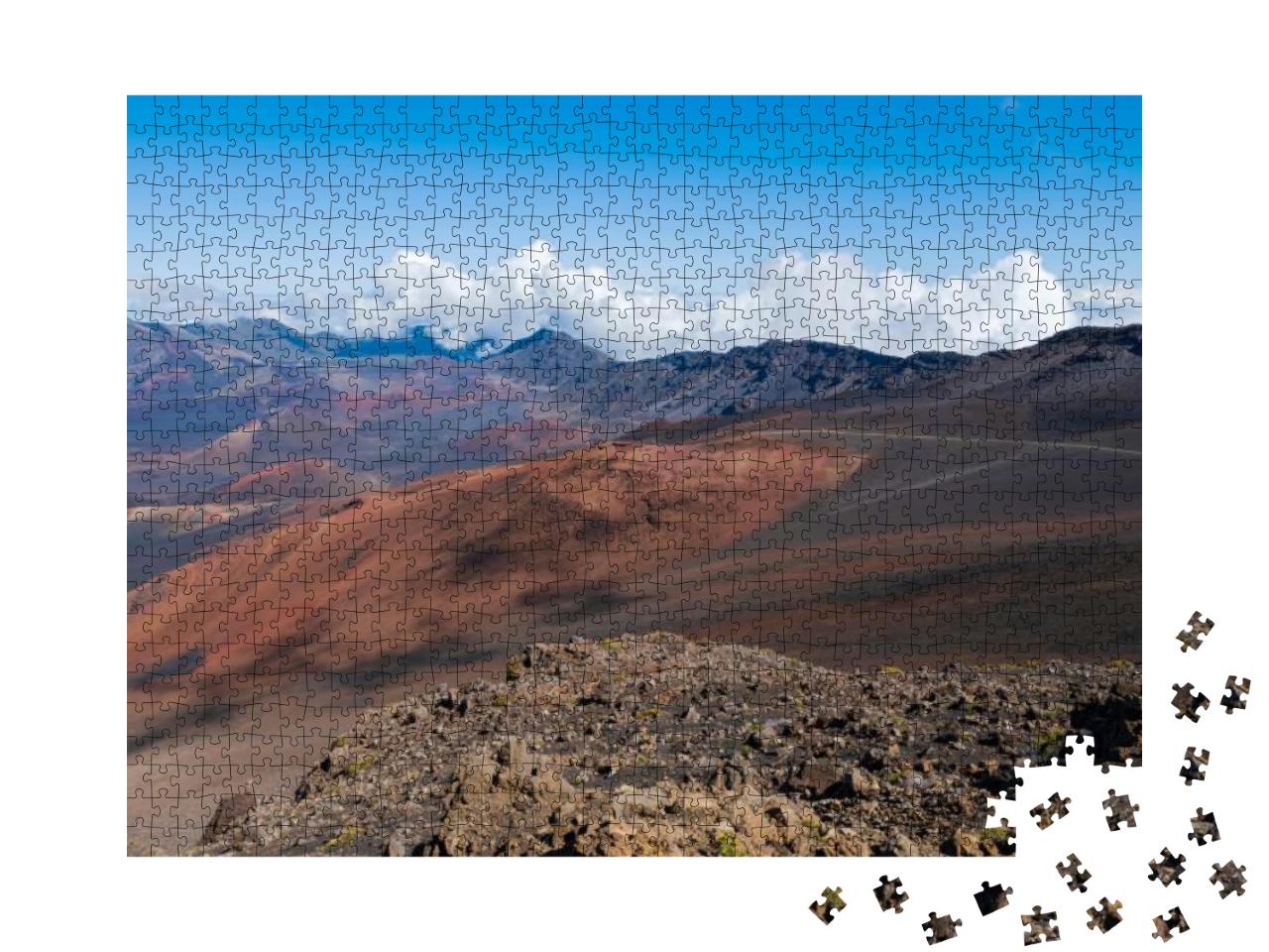Above Hale Akala Crater Along Sliding Sands Hiking Trail... Jigsaw Puzzle with 1000 pieces