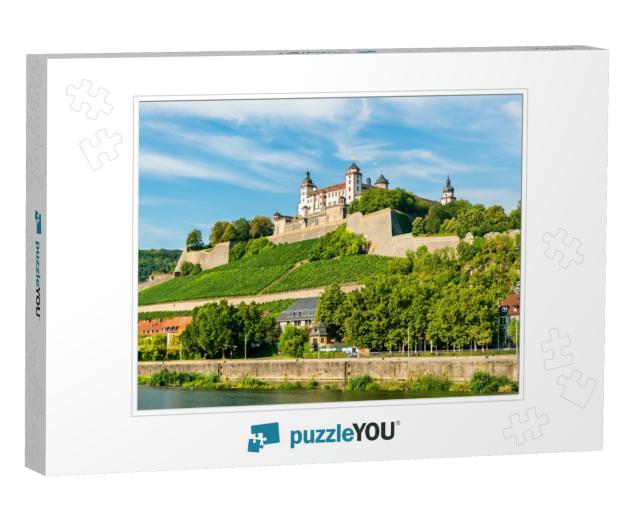 The Marienberg Fortress in Wurzburg - Bavaria, Germany... Jigsaw Puzzle