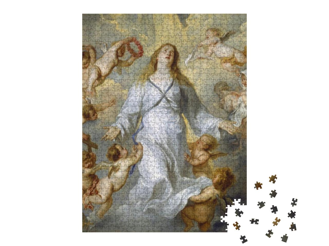 The Virgin as Intercessor, by Anthony Van Dyck, 1628-29... Jigsaw Puzzle with 1000 pieces