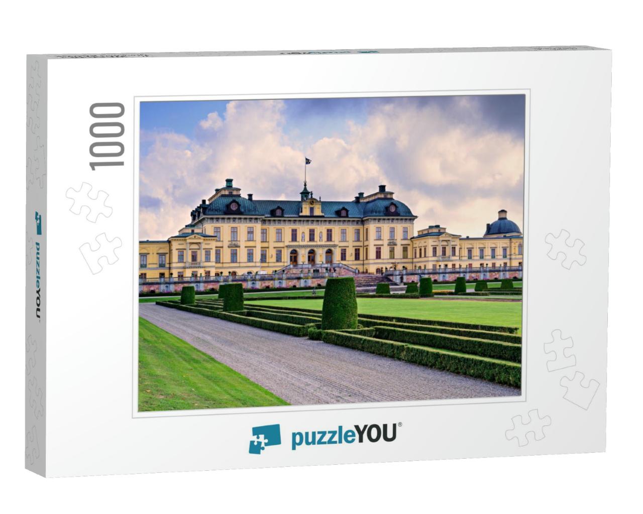 Drottningholm Palace in Stockholm, Sweden... Jigsaw Puzzle with 1000 pieces