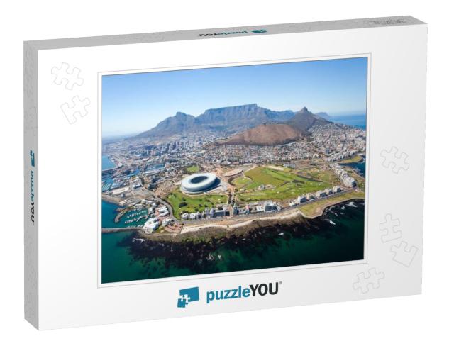 Overall Aerial View of Cape Town, South Africa... Jigsaw Puzzle