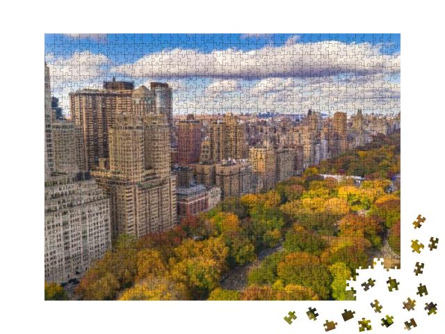 Central Park is a Wonderful Expanse of Nature in the Midd... Jigsaw Puzzle with 1000 pieces