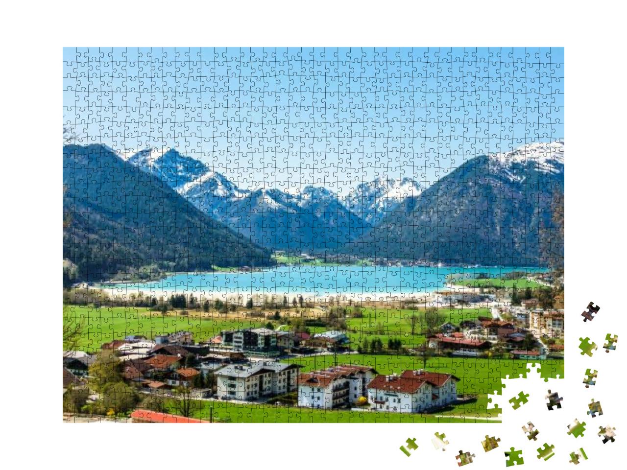Austria - Achensee Lake - Village Pertisau... Jigsaw Puzzle with 1000 pieces