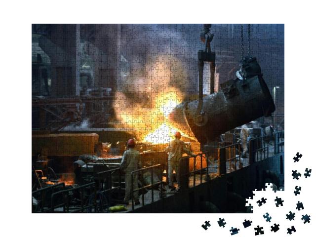 Iron & Steel Factory Workshop... Jigsaw Puzzle with 1000 pieces