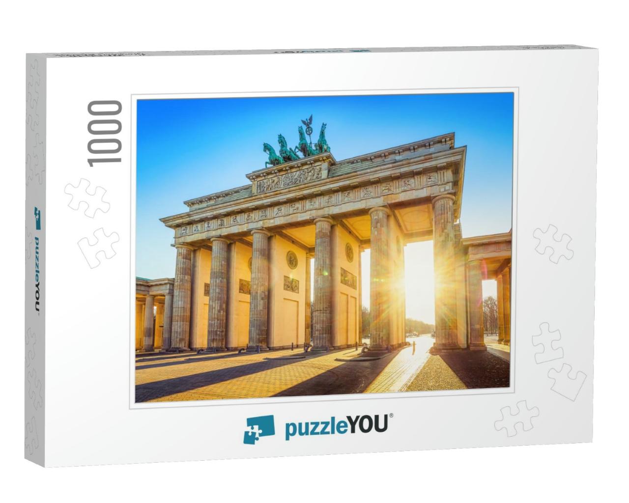 The Famous Brandenburg Gate in Berlin, Germany... Jigsaw Puzzle with 1000 pieces