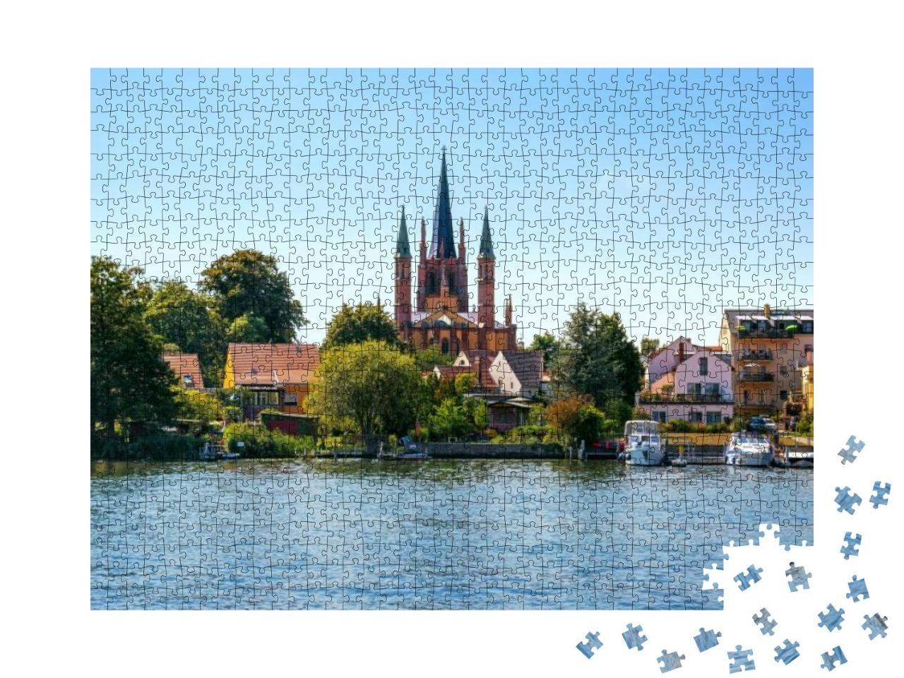 View of Werder on Havel in Brandenburg, Germany... Jigsaw Puzzle with 1000 pieces