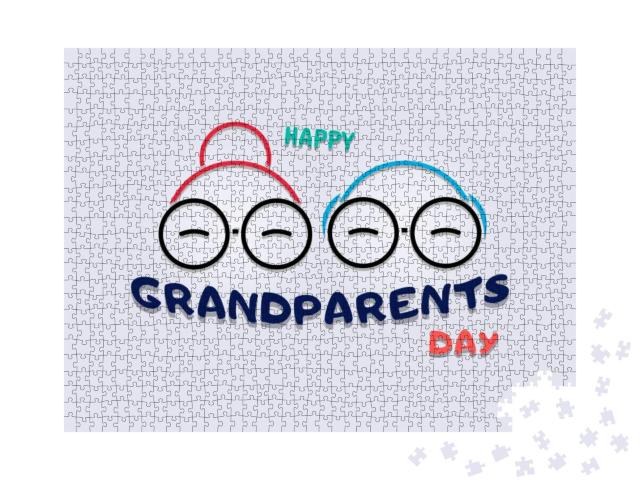 Congratulations on the Day of National Grandparent... Jigsaw Puzzle with 1000 pieces