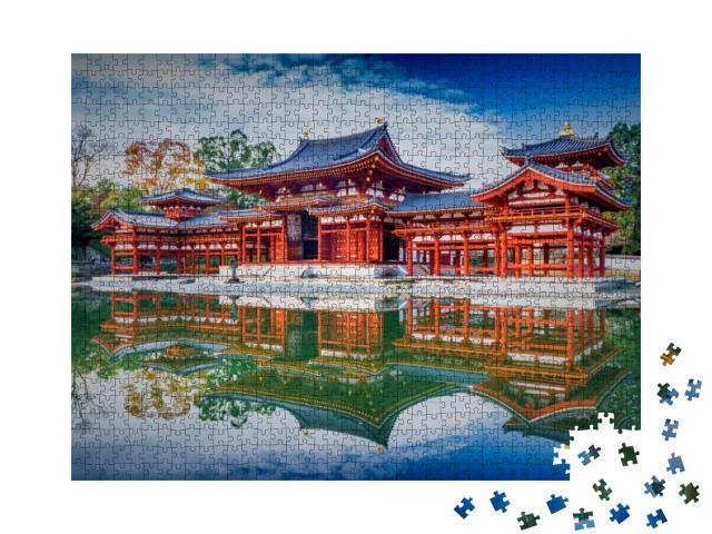 Uji, Kyoto, Japan - Famous Byodo-In Buddhist Temple, a UN... Jigsaw Puzzle with 1000 pieces