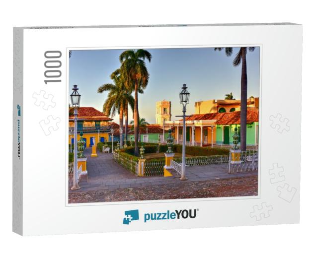 Plaza Mayor in the Center of Trinidad, Cuba, a UNESCO Wor... Jigsaw Puzzle with 1000 pieces