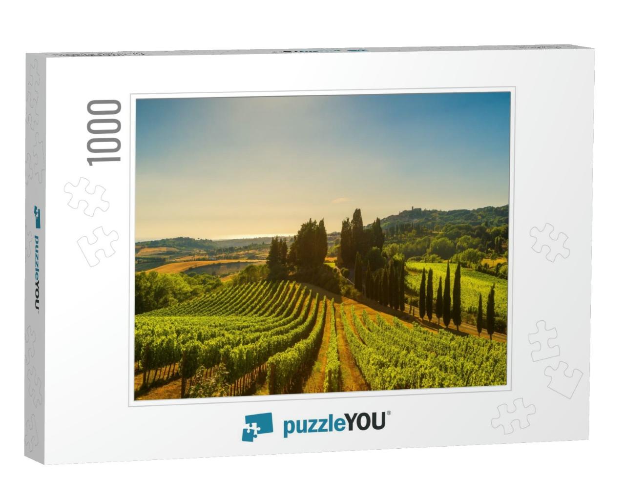 Casale Marittimo Village, Vineyards & Countryside Landsca... Jigsaw Puzzle with 1000 pieces