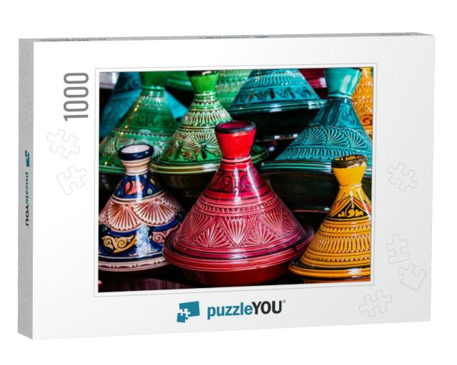 Tagine Morocco, Traditional Moroccan Gastronomic Ceramic... Jigsaw Puzzle with 1000 pieces