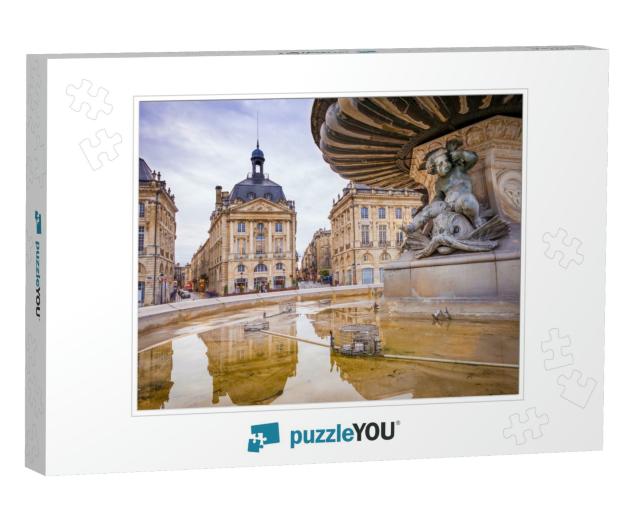 Place De La Bourse is One of the Most Visited Sights in t... Jigsaw Puzzle