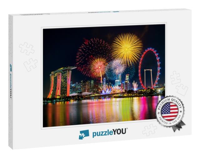 Firework Display in Singapore... Jigsaw Puzzle