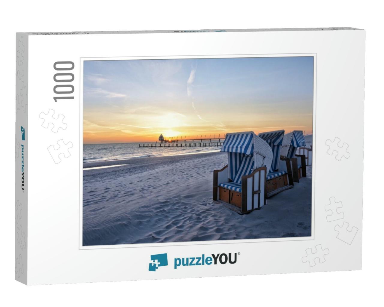 Beach of the Baltic Sea Resort Zingst... Jigsaw Puzzle with 1000 pieces