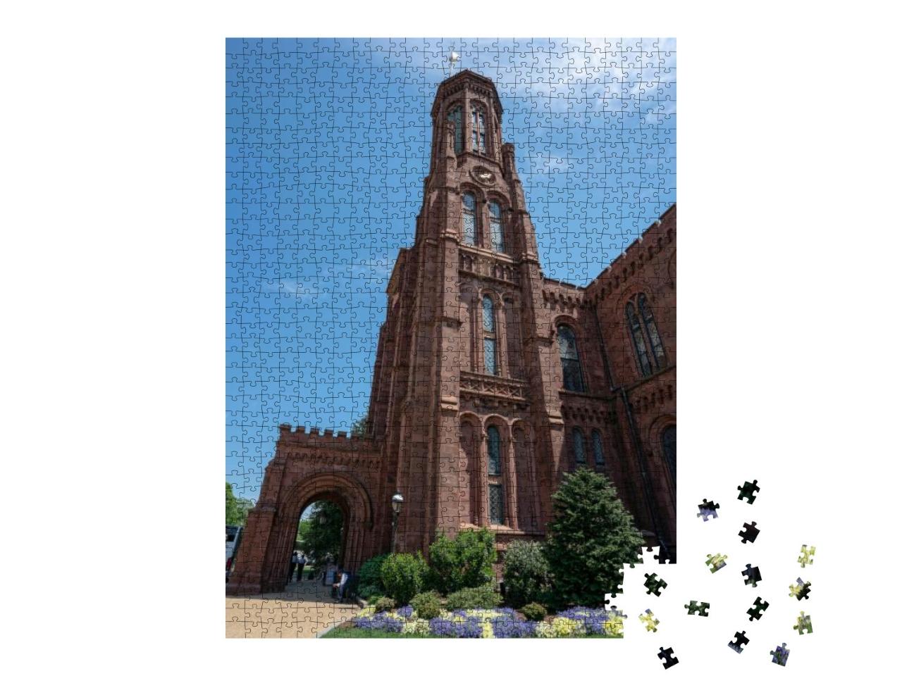 Smithsonian Castle Museum Usa... Jigsaw Puzzle with 1000 pieces