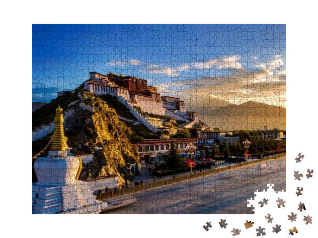 China Tibet, Lhasa, Potala Palace... Jigsaw Puzzle with 1000 pieces