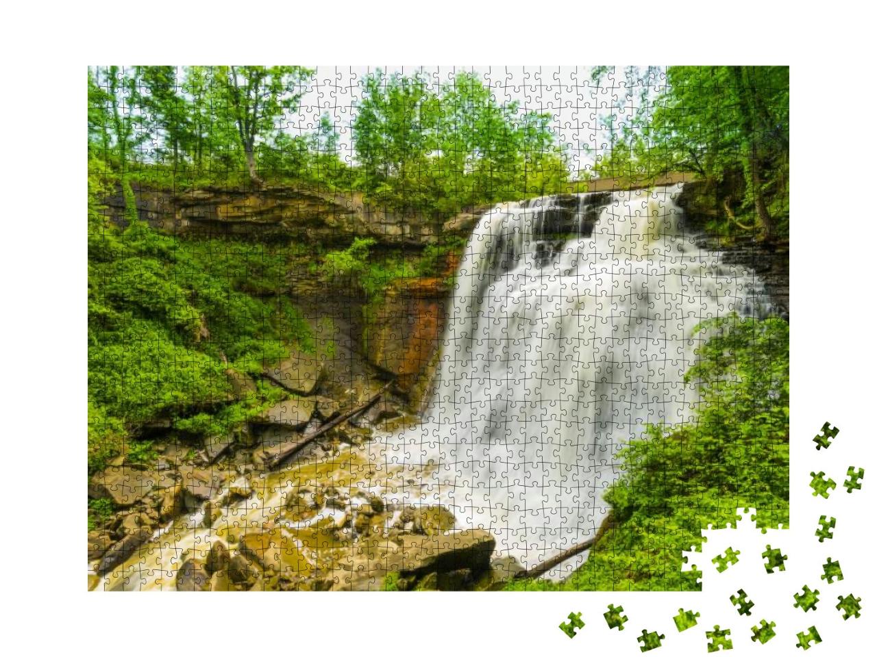 Brandywine Falls... Jigsaw Puzzle with 1000 pieces
