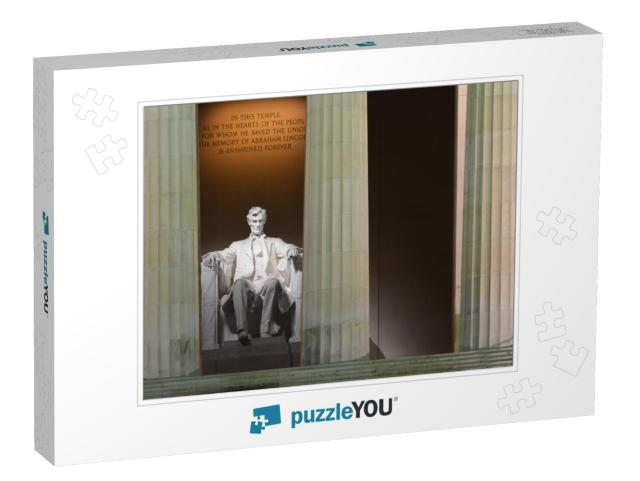 Washington Dc - Lincoln Memorial At Night... Jigsaw Puzzle