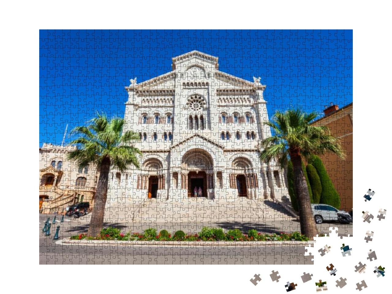Saint Nicholas Monaco Cathedral or Cathedral of Our Lady... Jigsaw Puzzle with 1000 pieces