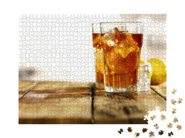Sweet Cold Ice Tea... Jigsaw Puzzle with 1000 pieces