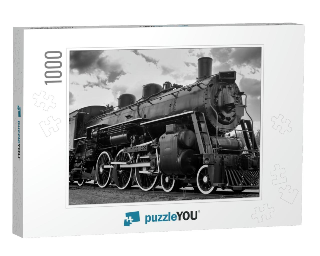 Old Steam Engine Locomotive... Jigsaw Puzzle with 1000 pieces