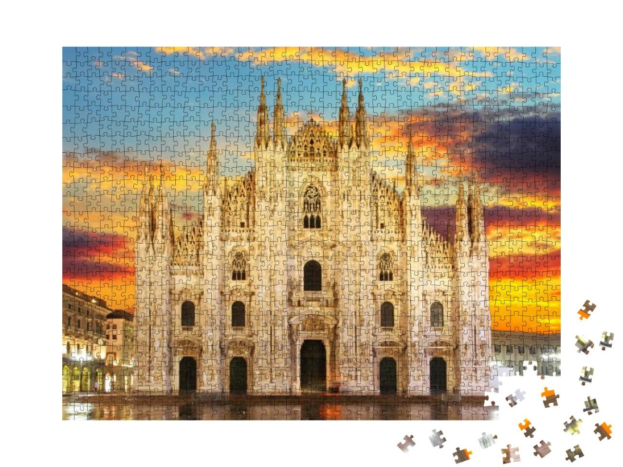 Milan - Duomo... Jigsaw Puzzle with 1000 pieces