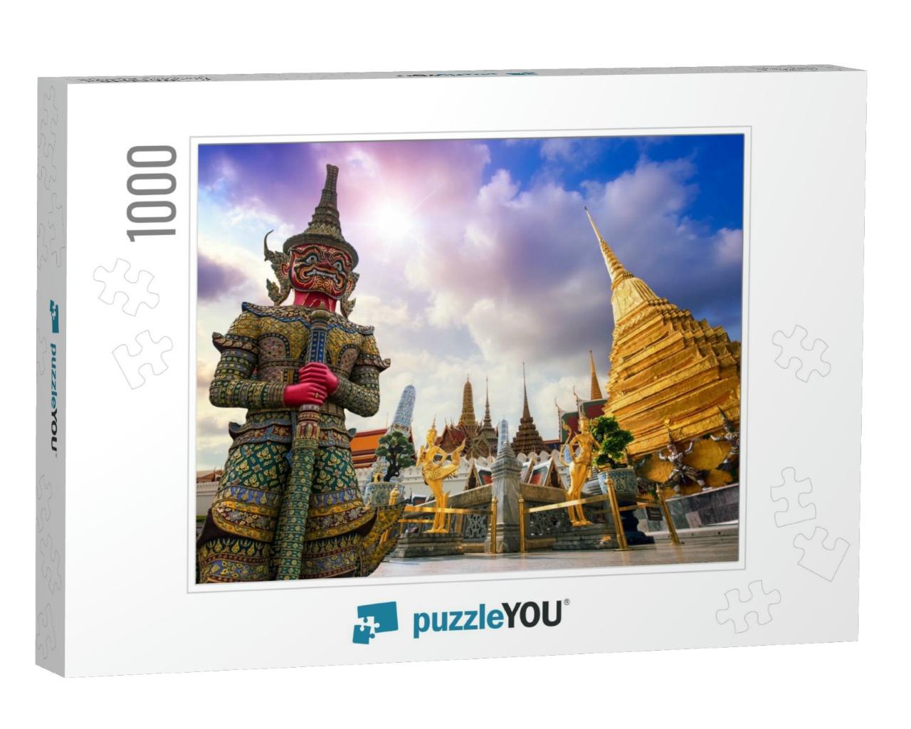 Wat Phra Kaew, Temple of the Emerald Buddha Wat Phra Kaew... Jigsaw Puzzle with 1000 pieces